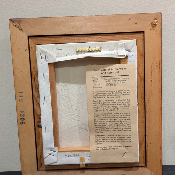 c.carson Grandpa Carving Wood Boat Appraise In 1993 14x12 - Picture 6 of 9